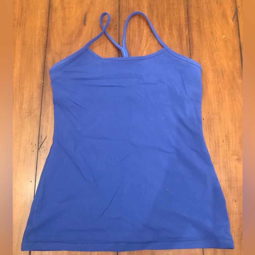lululemon athletica Blue Tank Top